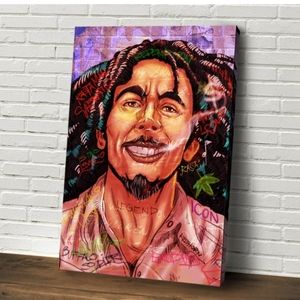 BOB MARLEY Reborn style painting